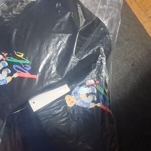 Polo by Ralph Lauren Black Kids Puffer Jacket with Bear Design